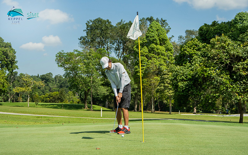 Golfing at Keppel Club